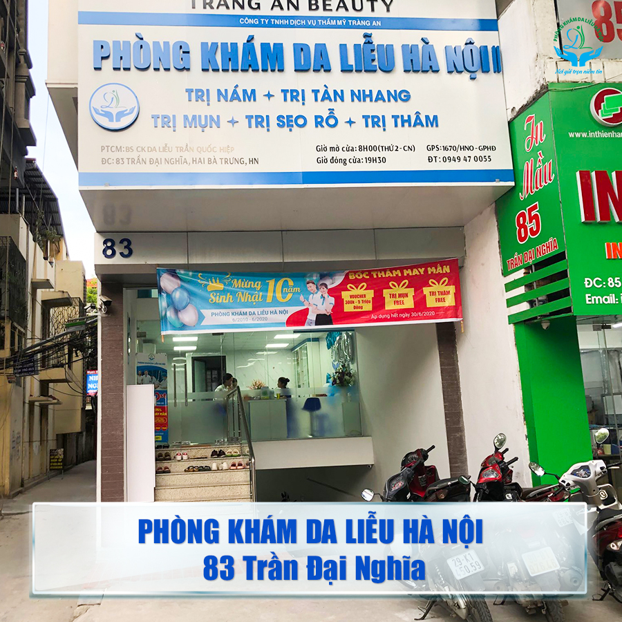 Phòng khám da liễu Hà Nội 83 Trần Đại Nghĩa
