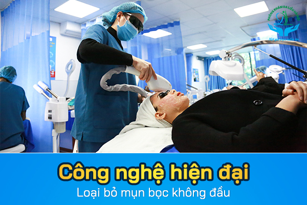 Công nghệ điều trị mụn bọc không đầu tại phòng khám da liễu Hà Nội