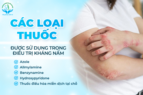 Các loại thuốc được sử dụng trong điều trị kháng nấm