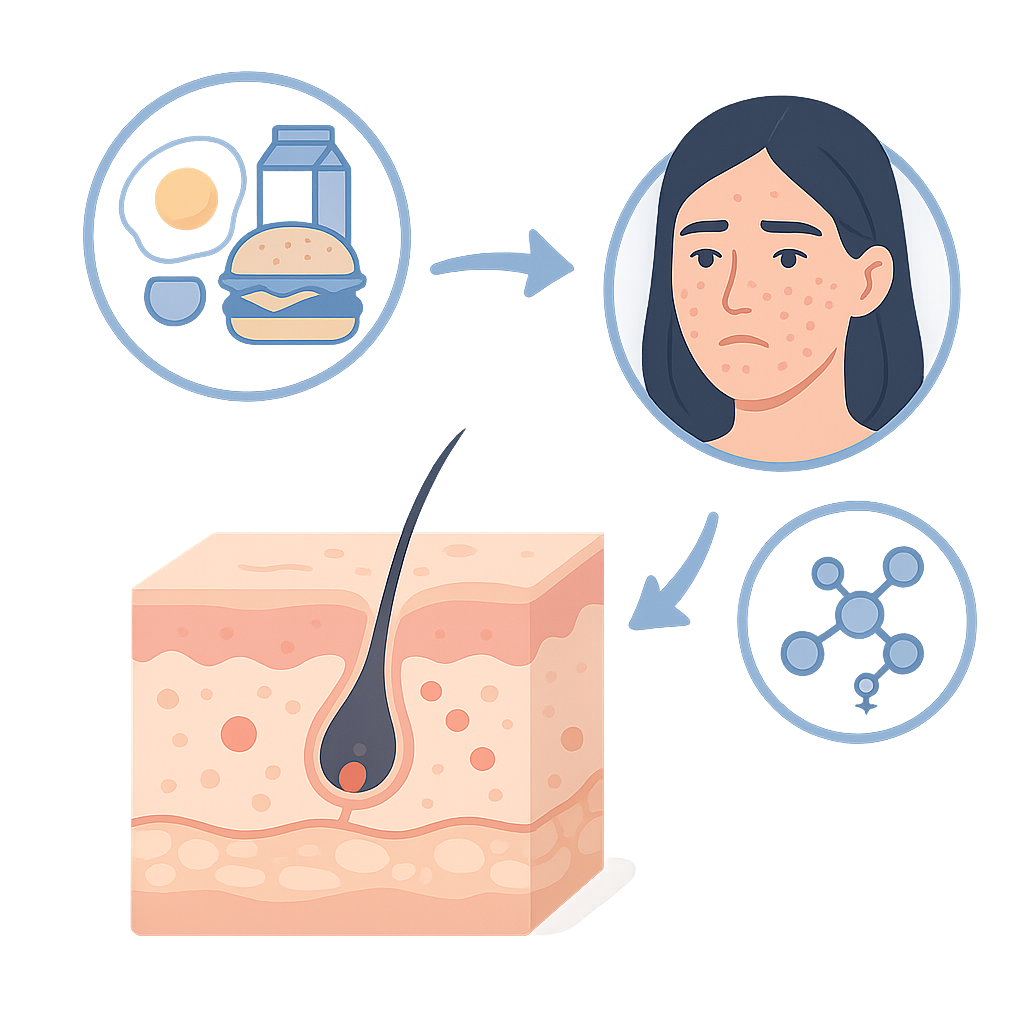 Chế độ ăn uống khoa học cho da mụn nội tiết khỏe mạnh