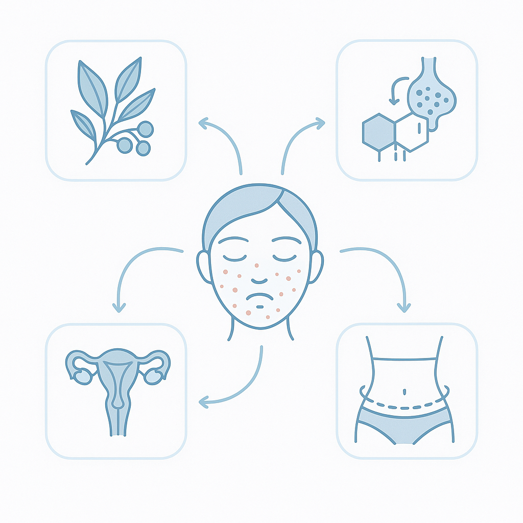 Chữa mụn nội tiết bằng thảo dược có thực sự hiệu quả?