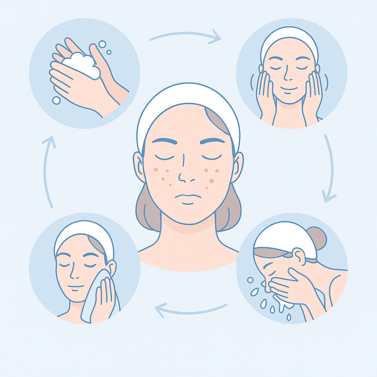 Hướng dẫn rửa mặt đúng cách cho người bị mụn nội tiết
