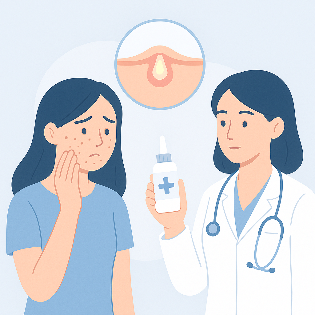 Mụn nội tiết nên dùng thuốc bôi gì để nhanh khỏi?