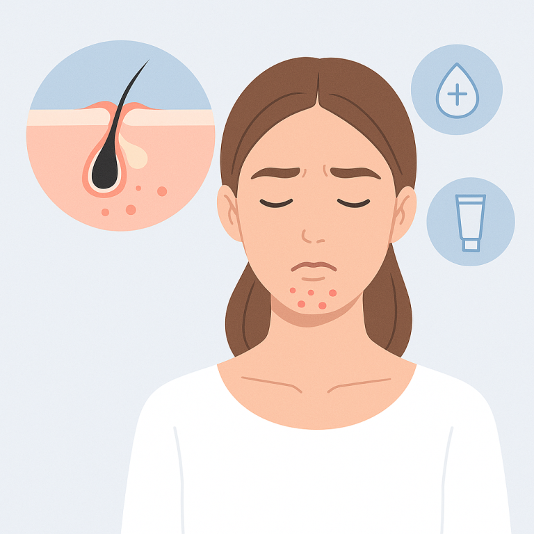 Mụn nội tiết nổi nhiều ở cằm: Tại sao và làm thế nào chữa?