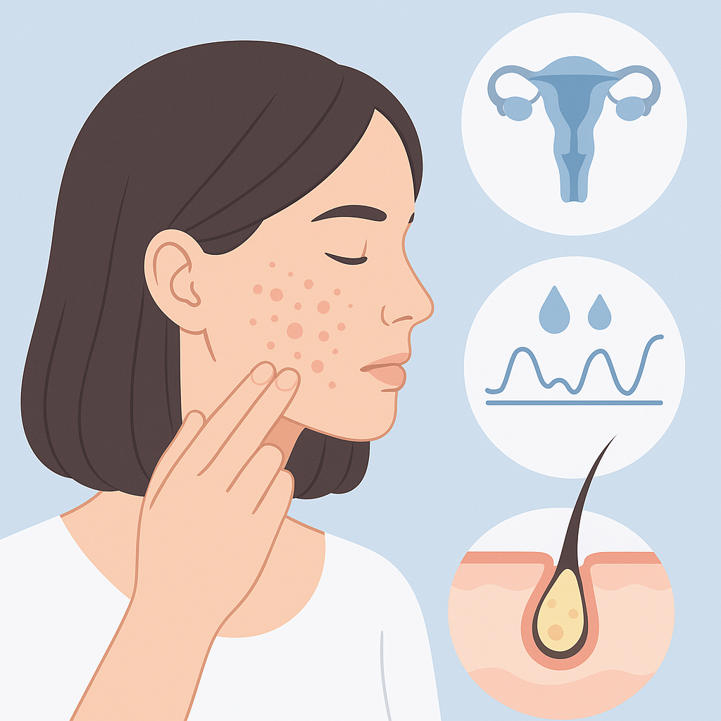 Mụn nội tiết tái phát sau sinh: Nguyên nhân và cách chăm sóc da