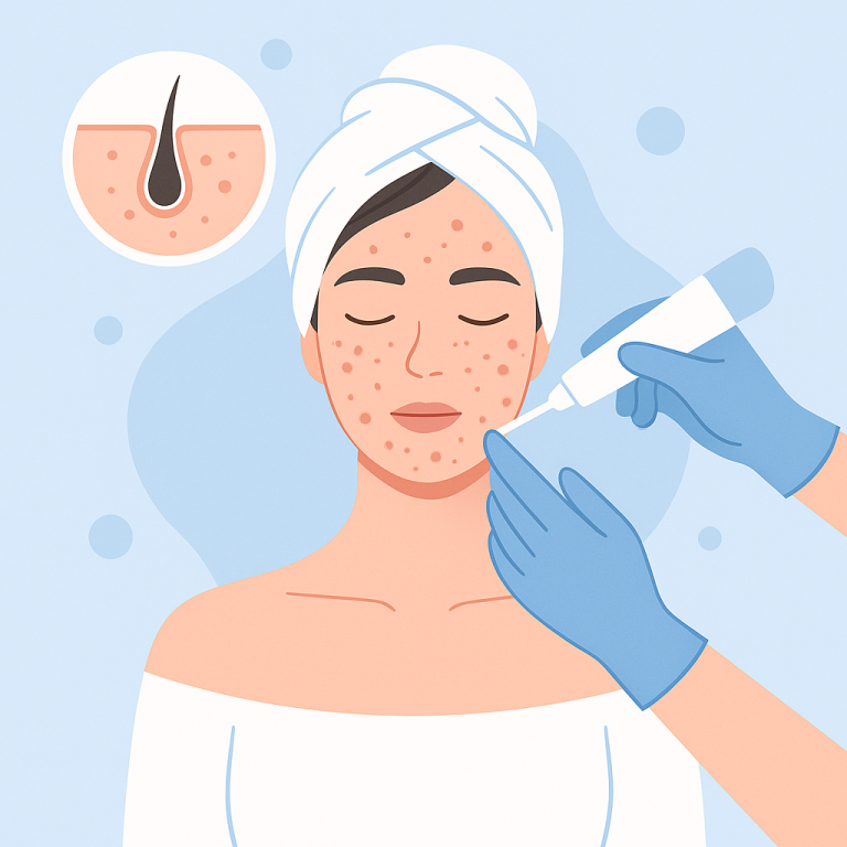 Mụn nội tiết tái phát sau sinh: Nguyên nhân và cách chăm sóc da