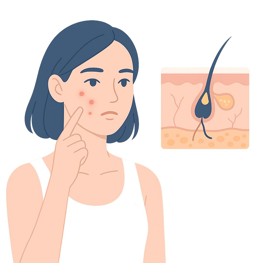 Mụn nội tiết và cách chăm sóc da nhờn mụn đúng chuẩn chuyên gia