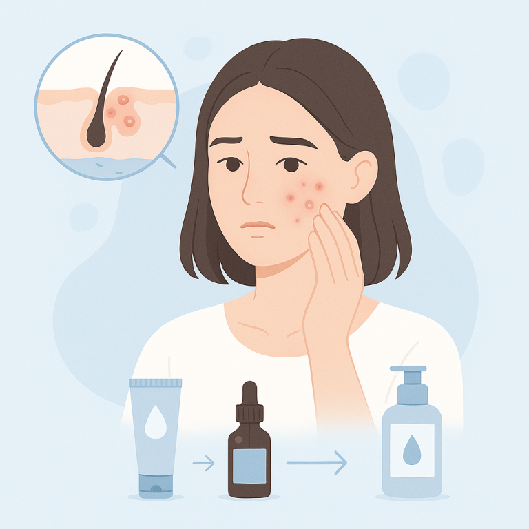 Mụn nội tiết và cách chăm sóc da nhờn mụn đúng chuẩn chuyên gia
