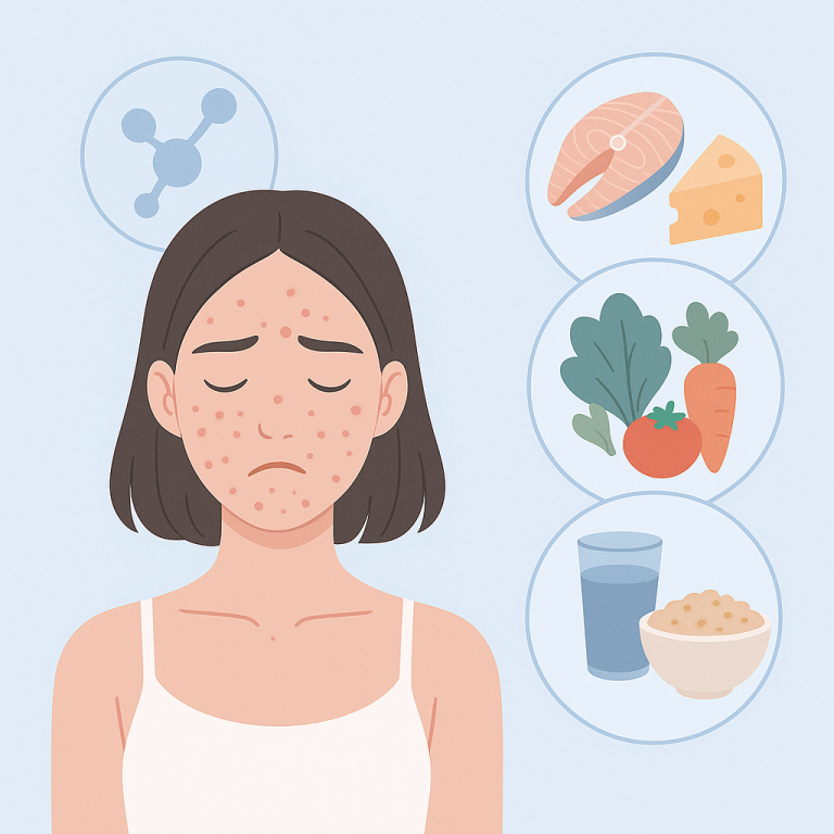 Mụn nội tiết và cách điều chỉnh chế độ ăn uống hợp lý