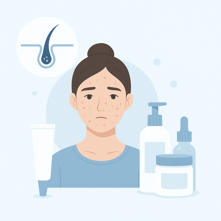 Mụn nội tiết và cách lựa chọn mỹ phẩm phù hợp cho da mụn