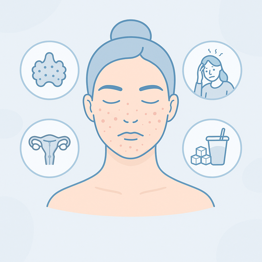 Nguyên nhân và cách trị mụn nội tiết hiệu quả nhất tại nhà