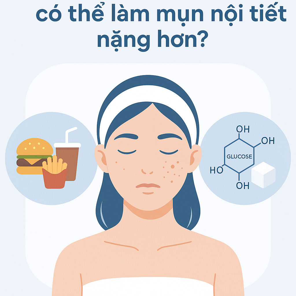 Thực phẩm nên và không nên ăn khi bị mụn nội tiết