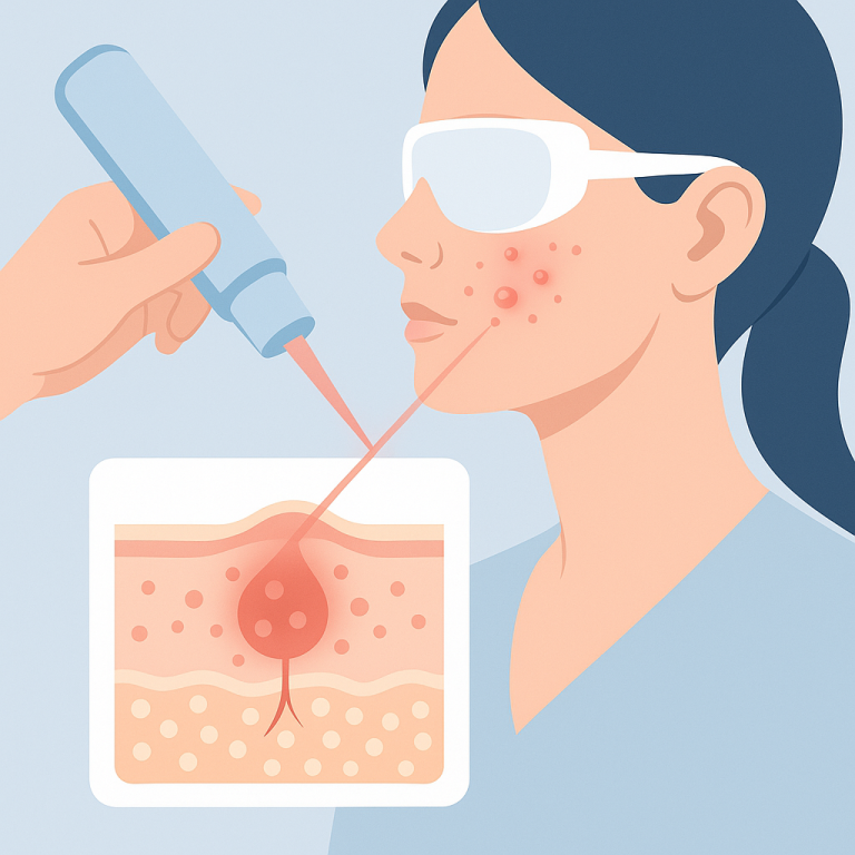 Trị mụn nội tiết với công nghệ laser có hiệu quả không?