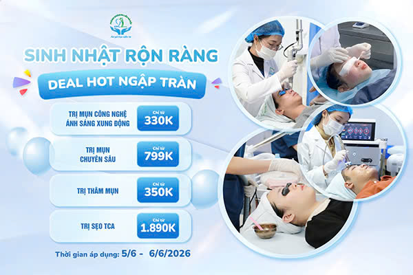 Ưu đãi tưng bừng đón mừng sinh nhật 